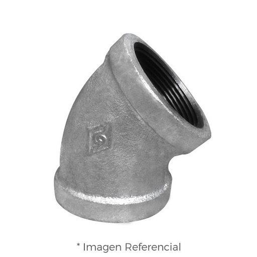 [029022] CODO HG   3/8"x 45 (150LBS):