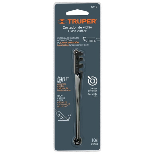 [T12953] CORTA VIDRIO TRUPER 5":
