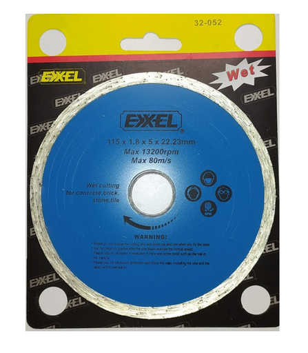 [064007] DISCO DIAM 7" EXXEL CONTINU "HUMEDO":