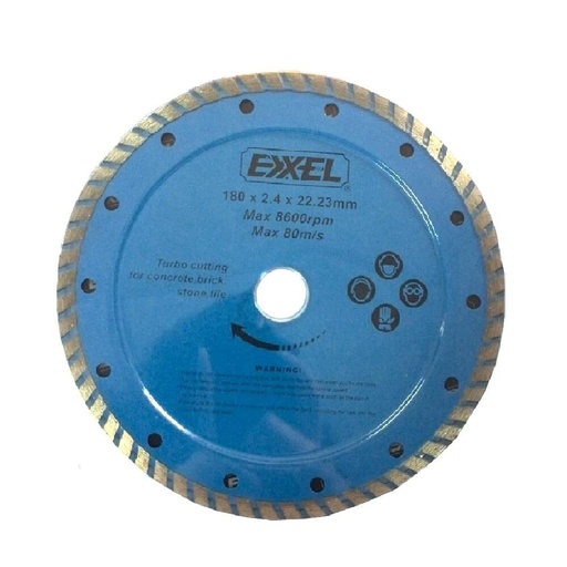 [064005] DISCO DIAM 7" EXXEL TURBO: