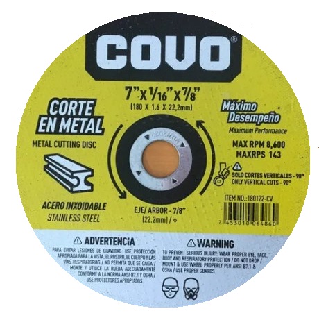 [061005] DISCO MET 7" EXT/PLANO COVO: