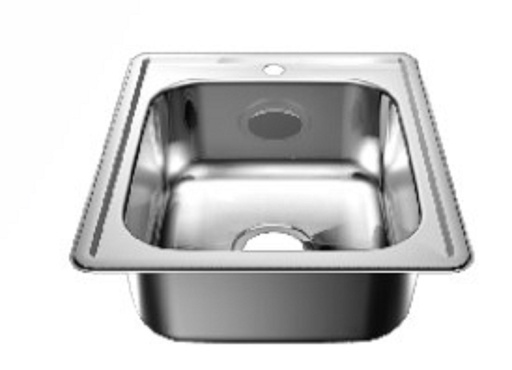 [024101] FREGAD A/INOX 45x53 EMPOT 1 HUECO: