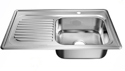 [024110] FREGAD A/INOX 84 x53 PONCH/DER 1HUEC: