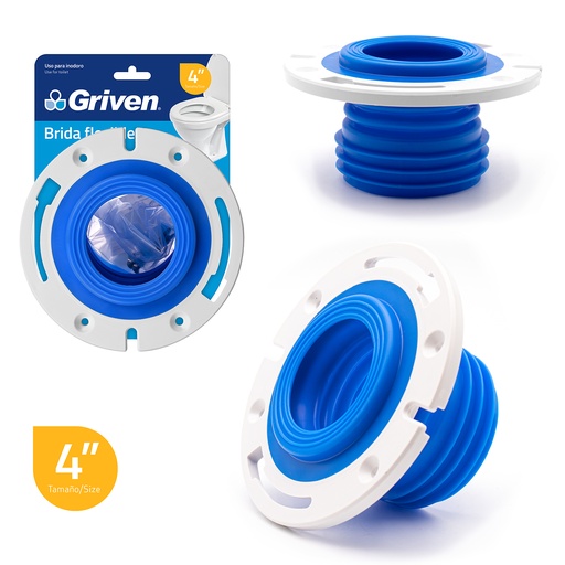 [160528] BRIDA GOMA DE PISO 4" P/WC GRIVEN: