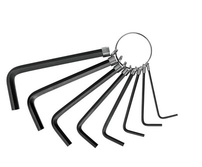 [T21851] LLAVE ALLEN PRETUL (8 PZAS)MILIMETRICA: