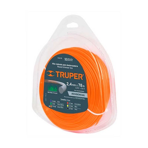 [T17607] NYLON DESMAL TRUPER NARAN 2.4mm x12mts: