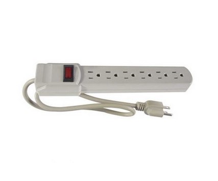 [036341] REGLETA ELECT TRIC BLANCA 5 TOMAS: