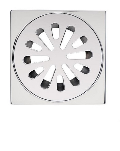 [F08RJ16] REJILLA 2" FP CROM PEQ CUADRA ESTREL: