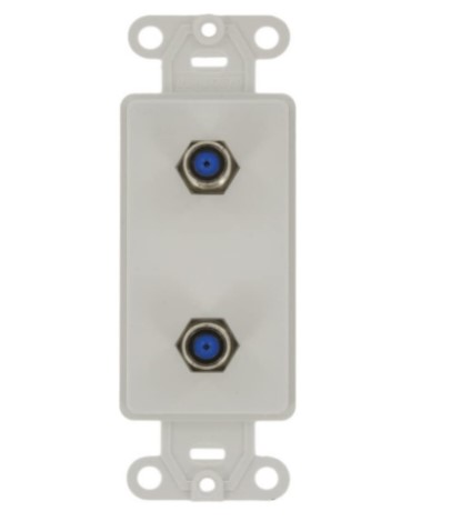 [136952] TOMA COAXIAL TV DOBLE DECORA LEVITON: