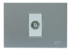 [137234] TOMA COAXIAL TV EMP IGOTO Z PLATA: