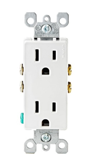 [136310] TOMA CTE EMP DOBLE C/T DECORA BLANCA:
