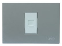 [137237] TOMA P/RJ45 EMP IGOTO Z PLATA: