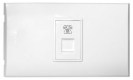 [137115] TOMA P/TELEF EMP IGOTO "B" BLANCO: