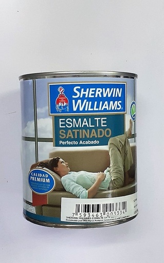 [252280004] 1/4 ESM. SHERWIN W. NEGRO SATINADO: