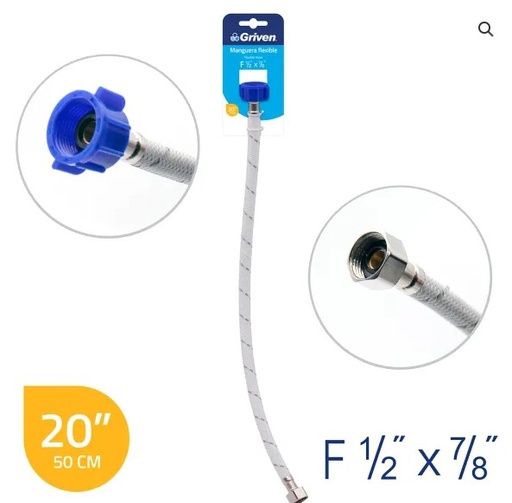 [023717] CANILLA GRIVEN NYLON FLEX 1/2x5/8