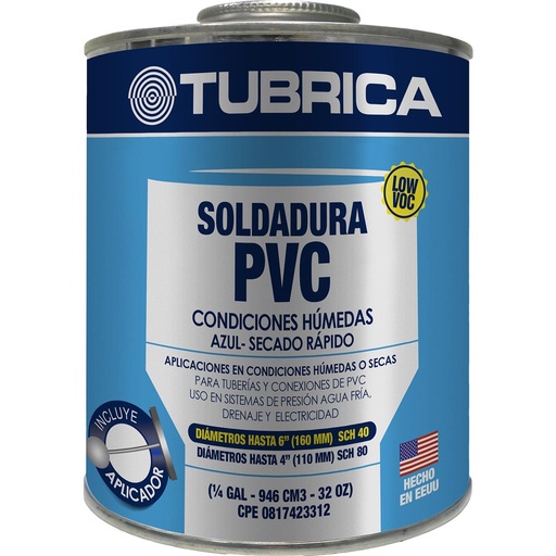 [1103412] 1/64 PEGA COND HUMEDAS AZUL TUBRICA: