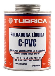 [110340] 1/64 PEGA CPVC NARANJA TUBRICA: