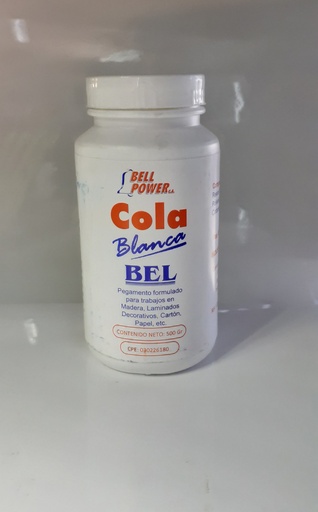 [110105] 1/8 COLA BLANCA BELL POWER (500 gr):