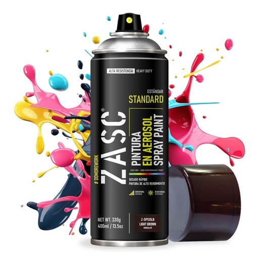 [109803] SPRAY ZASC NEGRO MATE 400ml: