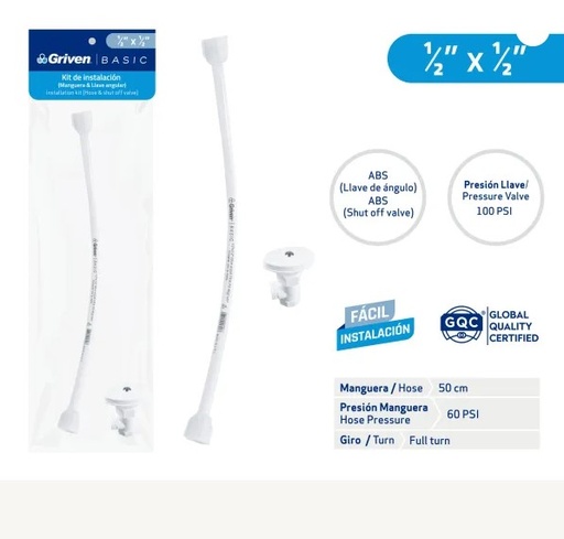 [023745] CANILLA + LLAV ARRES 1/2x1/2 GRIVEN: