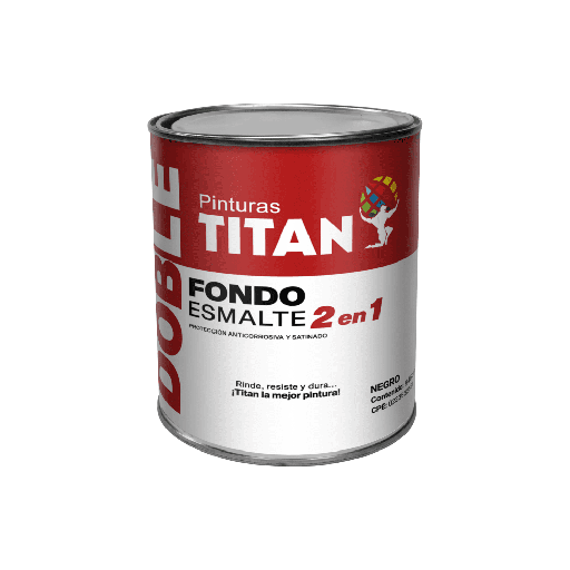 [107863] 1/4 FONDO NEGRO 2 en 1 TITAN