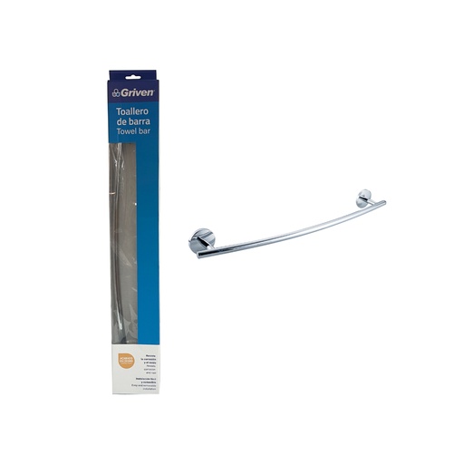 [024572] BARRA TOALLERO CROMADA GRIVEN