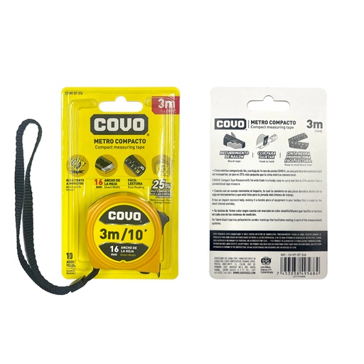 [009499] CINTA MET. 03 Mtrs COVO: