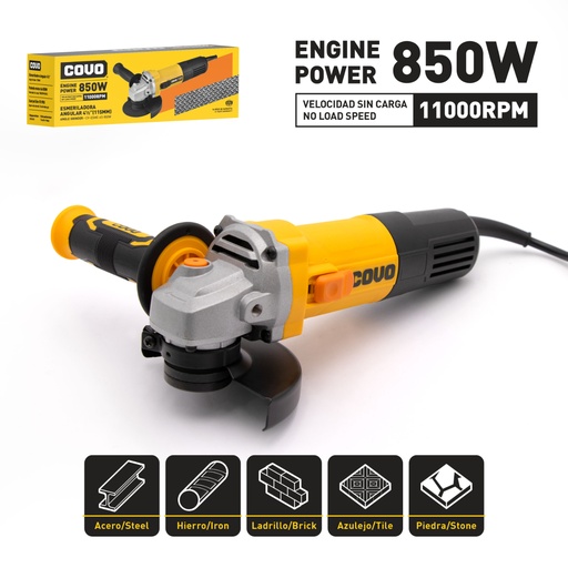 [006440] ESMERIL ANGULAR 41/2"  850W COVO: