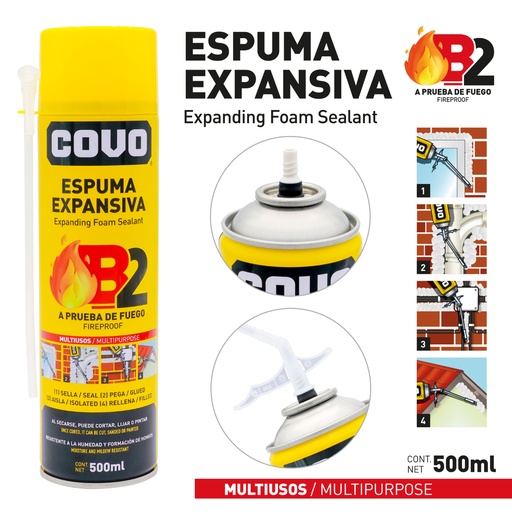 [114113] ESPUMA EXPANSIVA Pba FUEGO COVO: