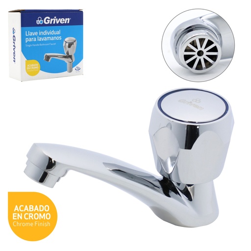 [020532] LLAVE LAV INDIV PLAST/CROM GRIVEN