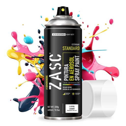 [109820] SPRAY ZASC TRANSPARENTE BRILLANTE 400ml: