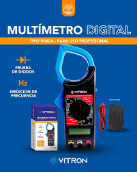 [035314] TESTER DIGITAL C/PINZA VITRON