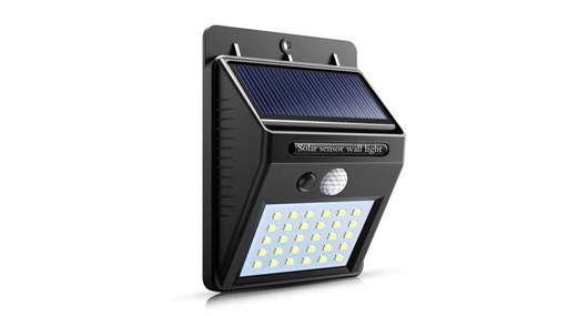 [039700] APLIQUE LED SOLAR C/SENSOR PIR INTEMP|+0